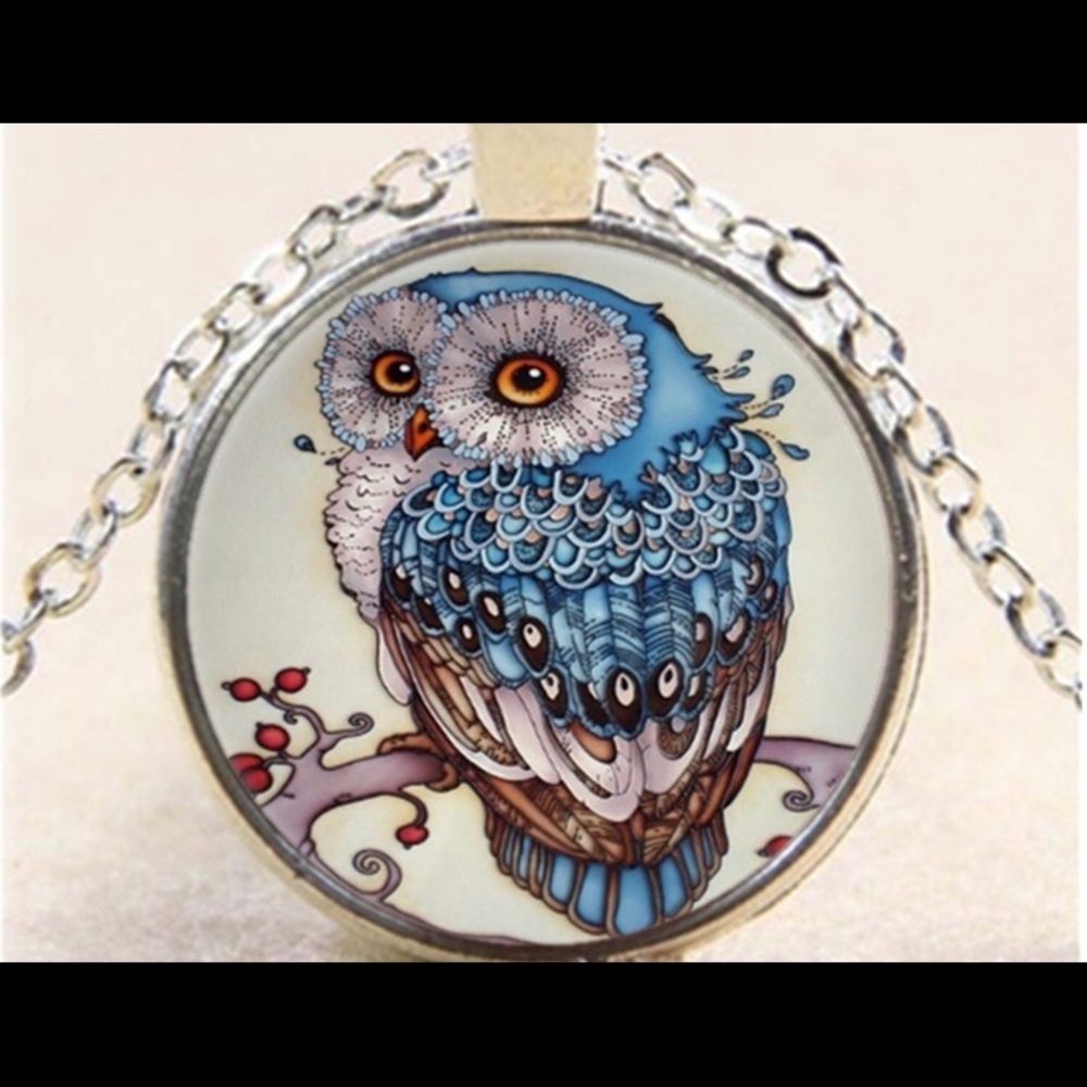 Owl Pendant  Necklace